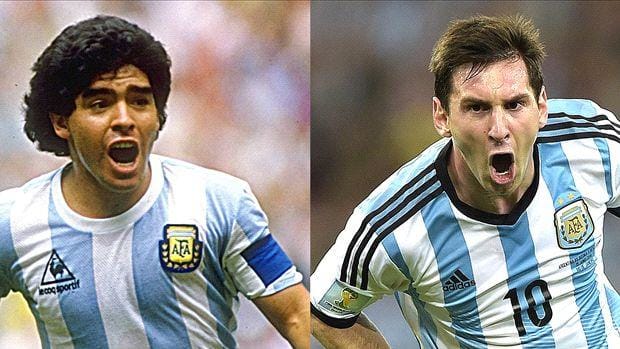Maradona vs Messi