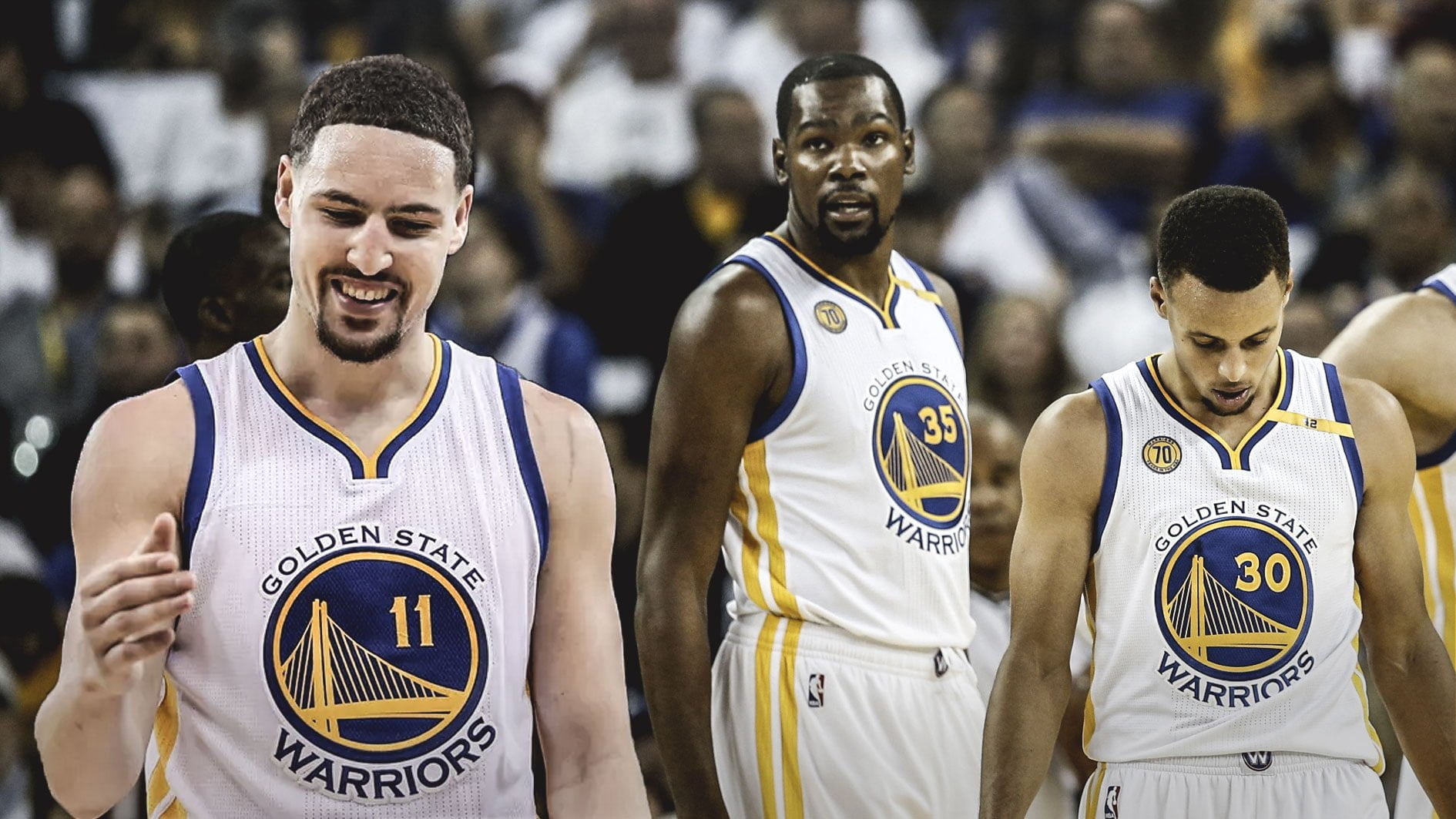 Stephen Curry, Kevin Durant, Klay Thompson