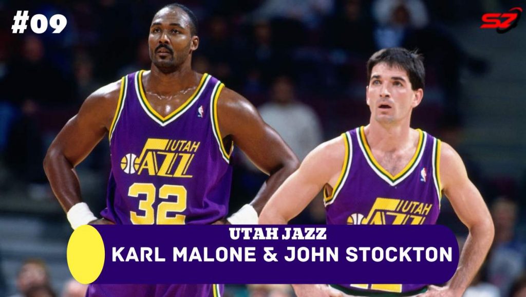 famous dynamic duos Karl Malone & John Stockton