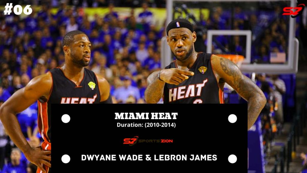 top duos LeBron James and Dwyane Wade