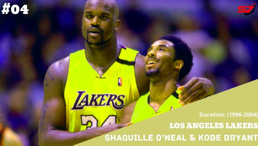 famous duos in history Shaquille O’Neal and Kobe Bryant