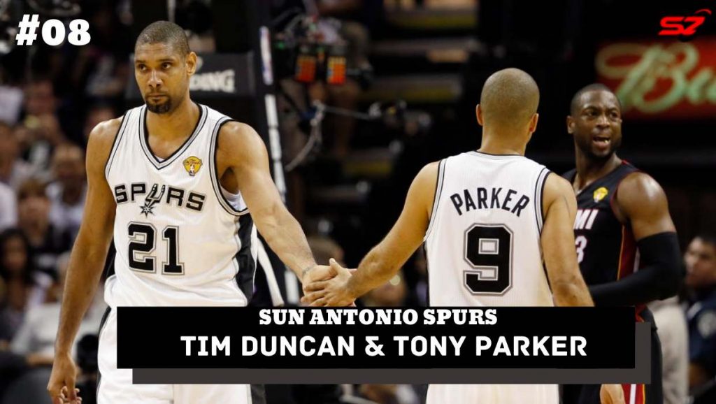 best nba duos Tim Duncan and Tony Parker