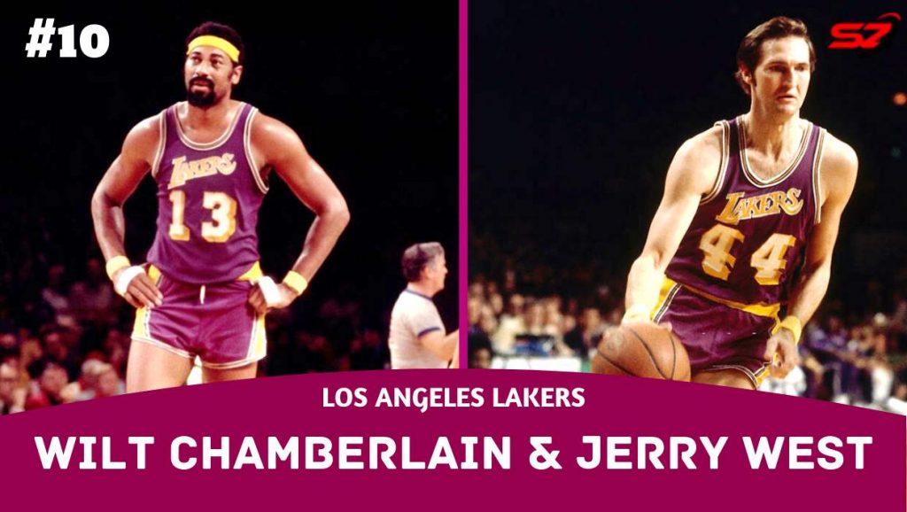 best basketball duo Wilt Chamberlain and Jerry West