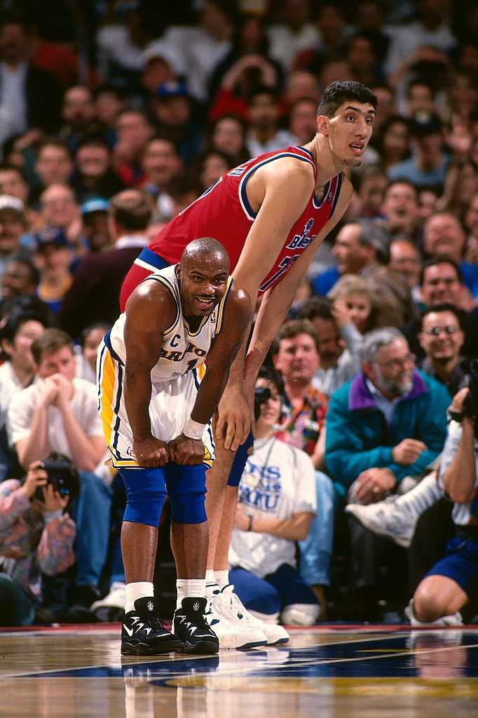 Gheorghe Muresan biggest feet in the nba