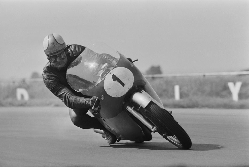 British MotoGP rider Mike Hailwood