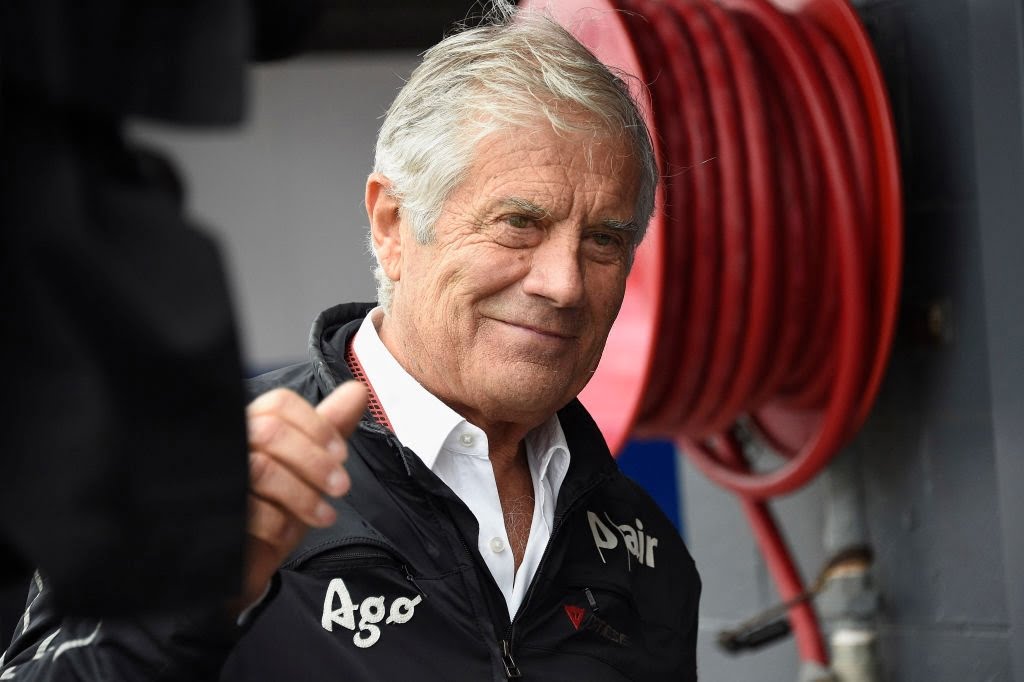 Italian ambassador to MotoGP Giacomo Agostini