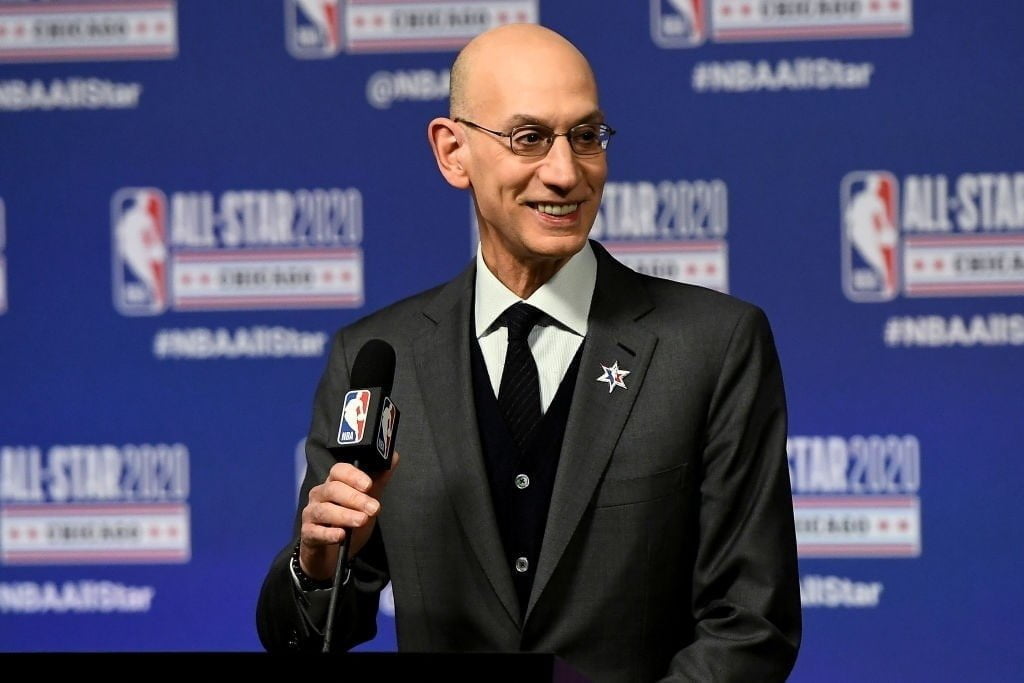 Adam silver on kneeling down