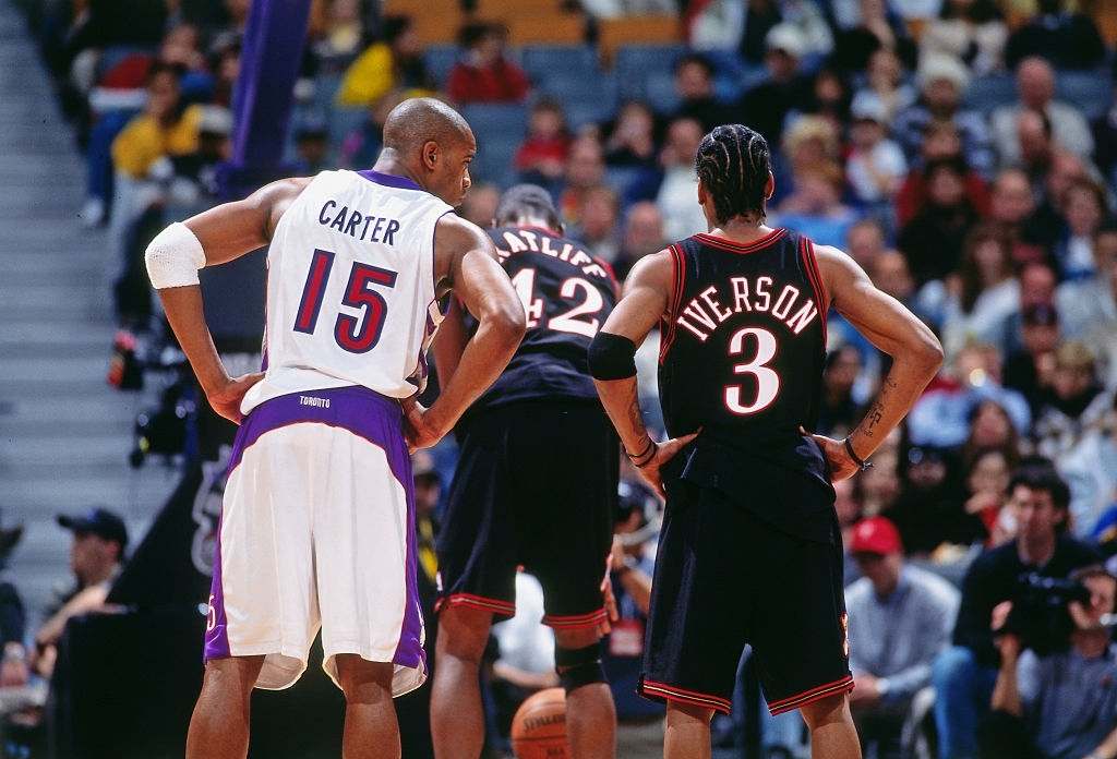 Allen Iverson Said Vince Carter Was A Top 5 Dancer In The Whole World:  Whatever The Young Kids Can Do, Vince Can Do It. - Fadeaway World