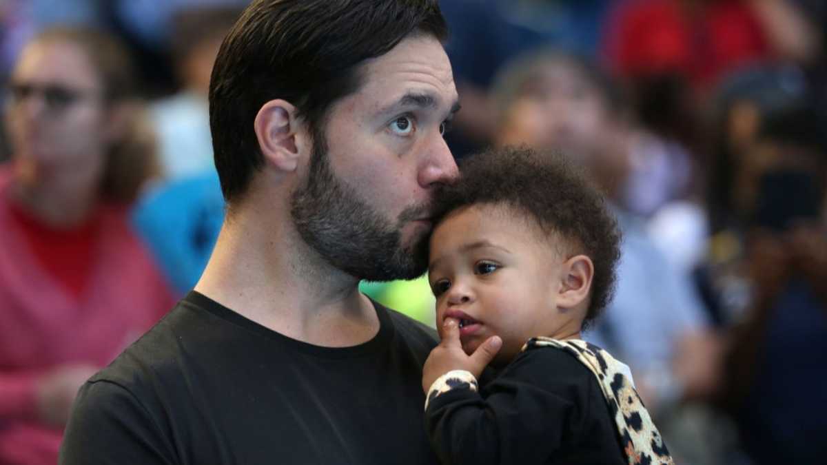 Serena's Husband with his child