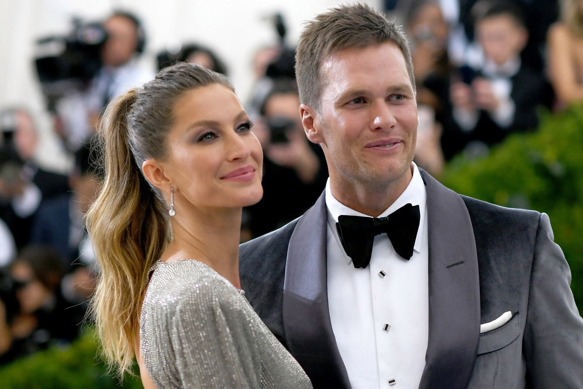 Tom Brady with wife