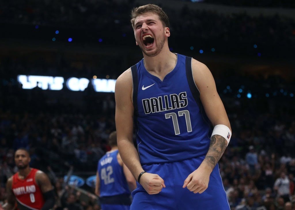 Luka Doncic winning