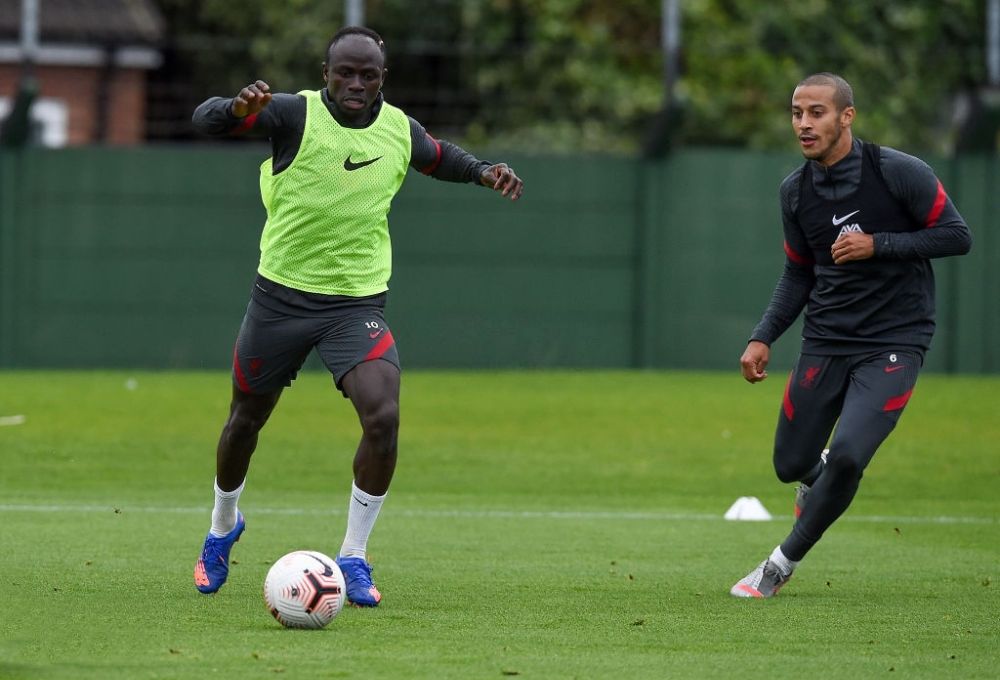 Thiago Alcantara and Sadio Mane return to training