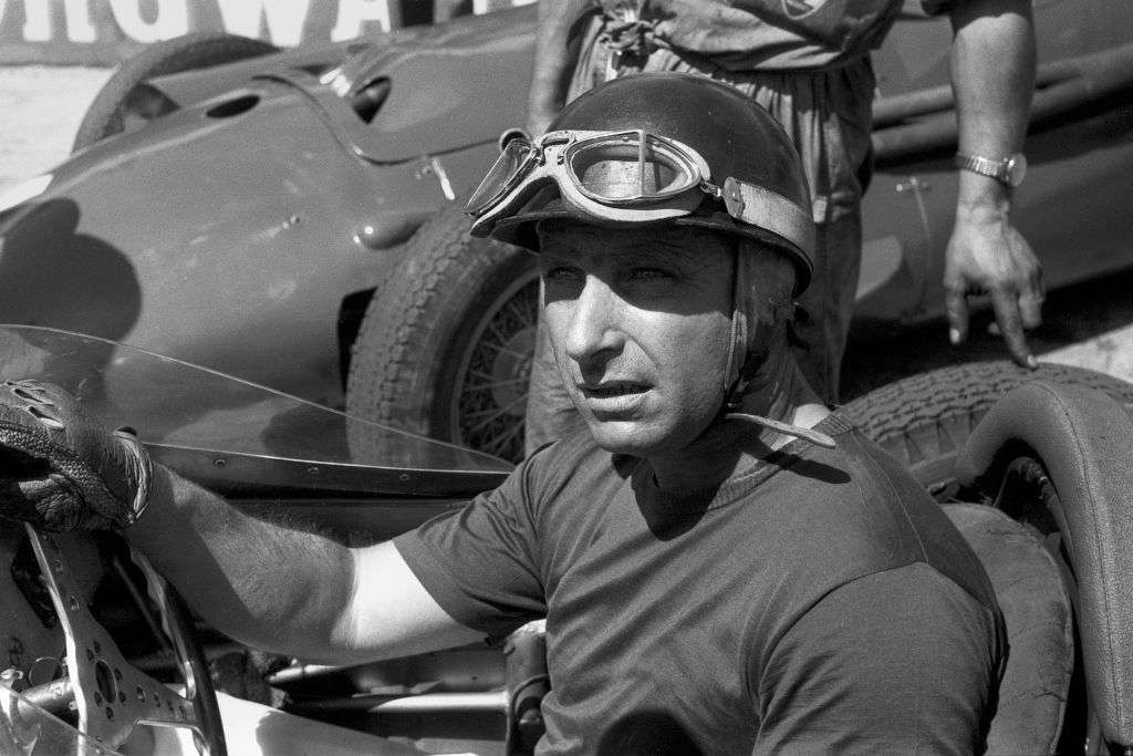 German F1 best driver Juan Manuel Fangio