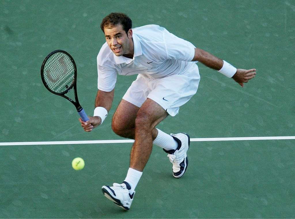 American tennis player Pete Sampras