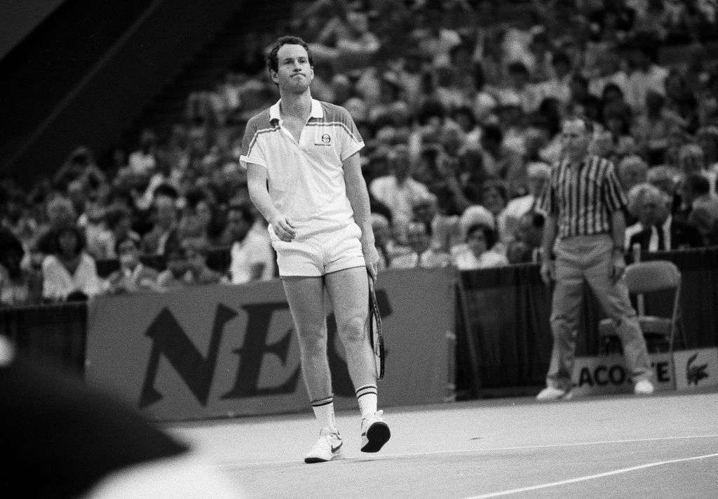 John McEnroe most popular tennis star