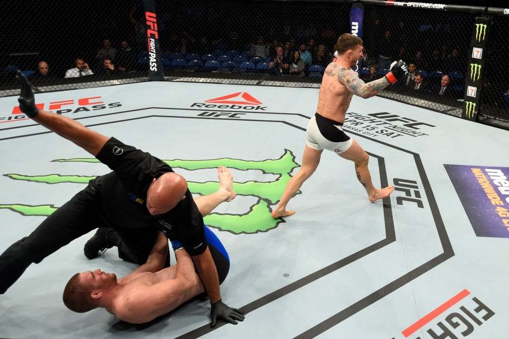 Gregor Gillespie vs. Andrew Holbrook fastest UFC knockout