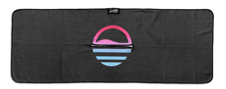 Miami Vice Golf Towel