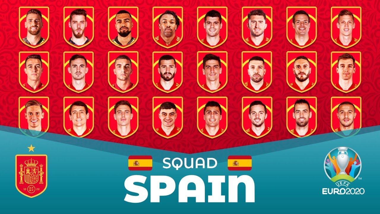 Team Spain Euro 2020