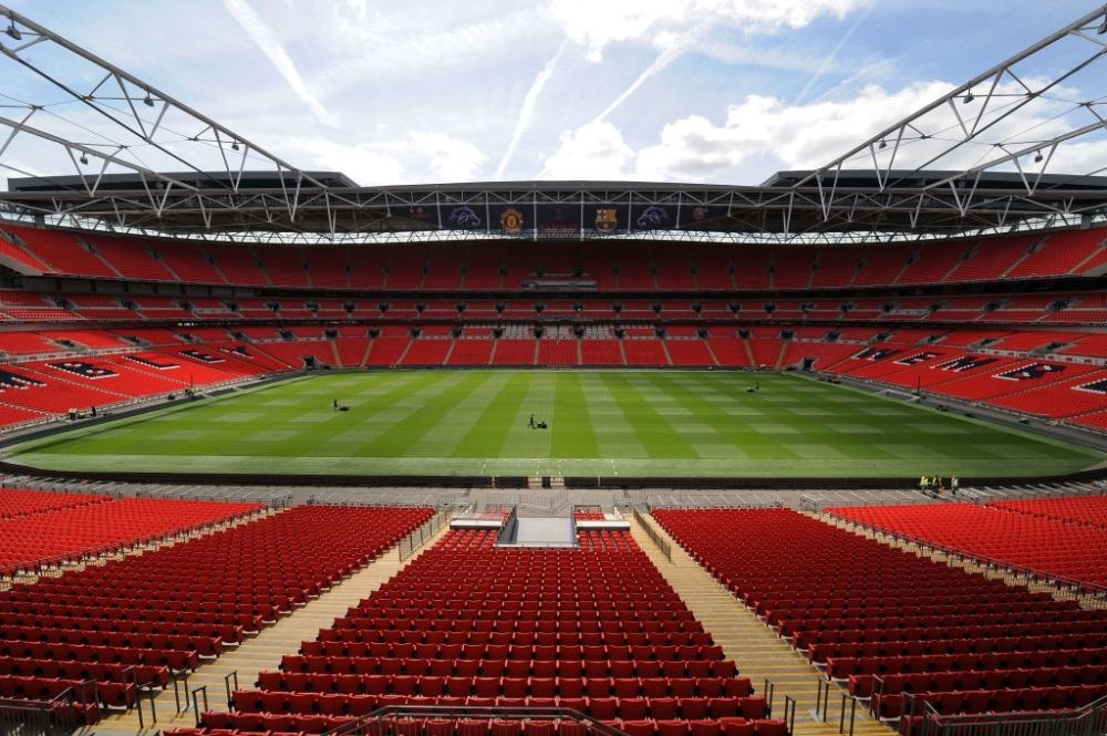 Wembley Stadium.