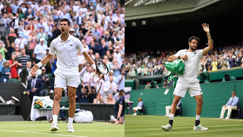 Wimbledon Final 2021 Novak Djokovic vs Matteo Berrettini