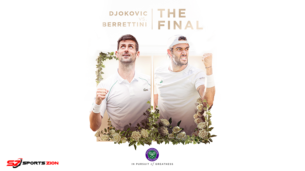 Watch Wimbledon Final 2021 Novak Djokovic vs Matteo Berrettini Free Live Stream Game Preview, Prediction, Odds, Picks, Facts