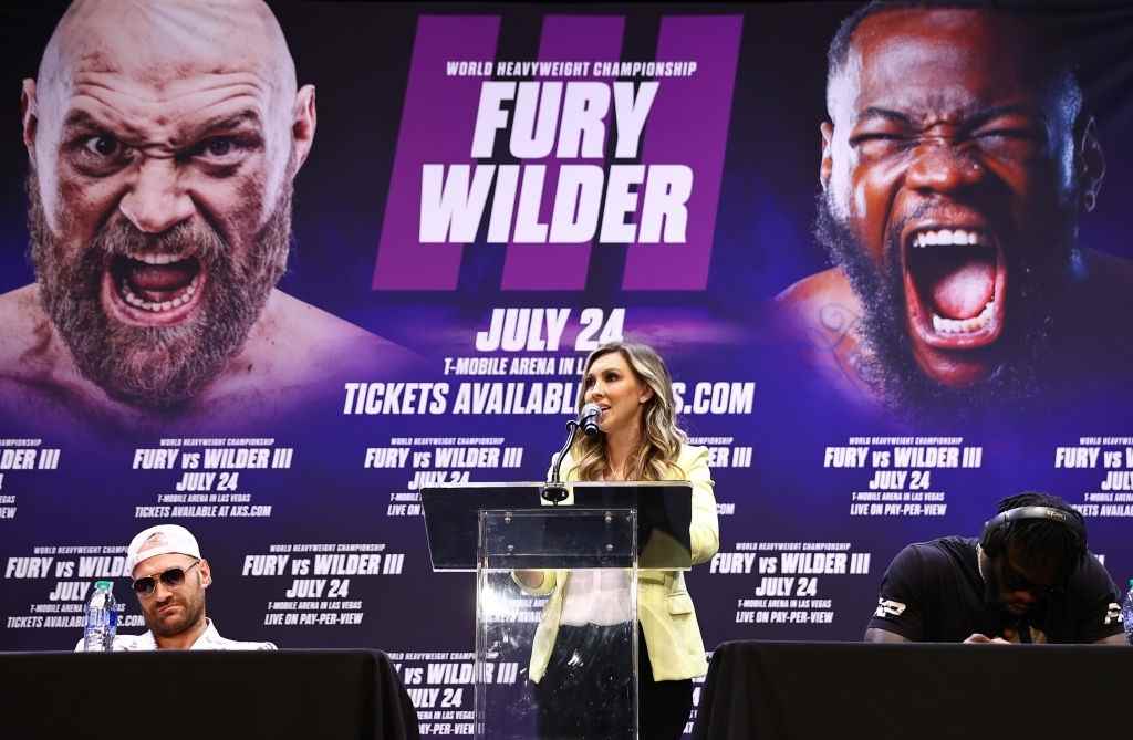 Tyson Fury and Deontay Wilder press conference