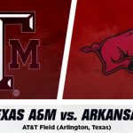 Watch Texas A&M vs Arkansas Free NCAA Football Live Streams Reddit