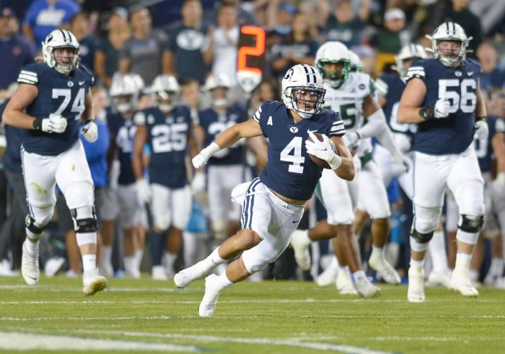 Brigham Young Cougars running back Lopini Katoa