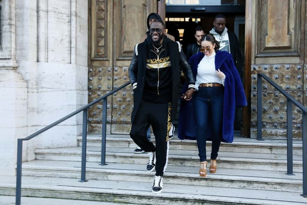 Deontay Wilder and Telli Swift are sighting in Rome 