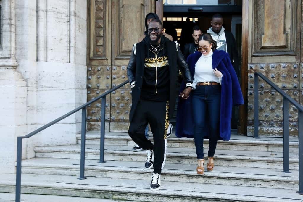 Deontay Wilder and Telli Swift are sighting in Rome
