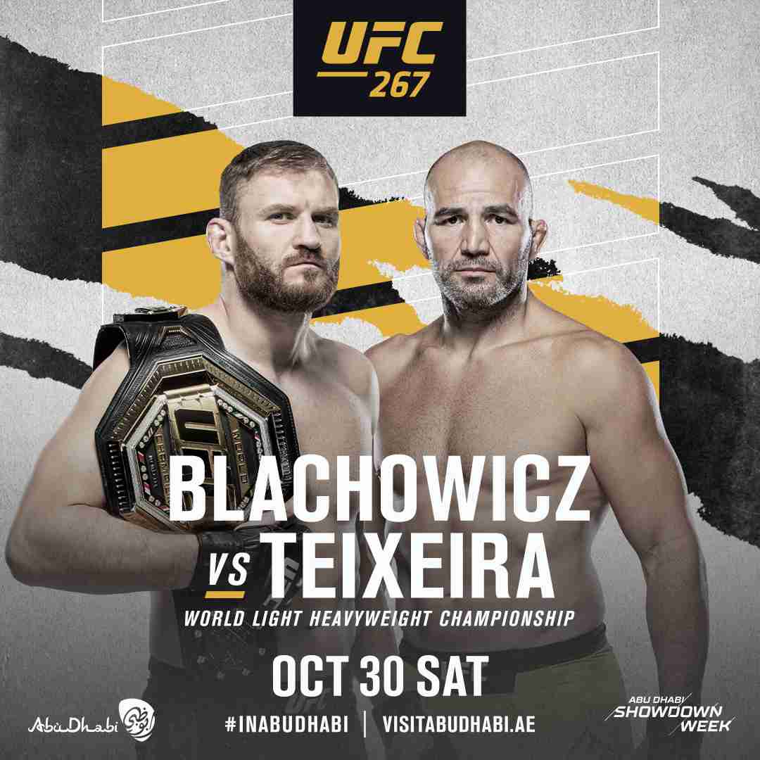 UFC 267 Official Poster.