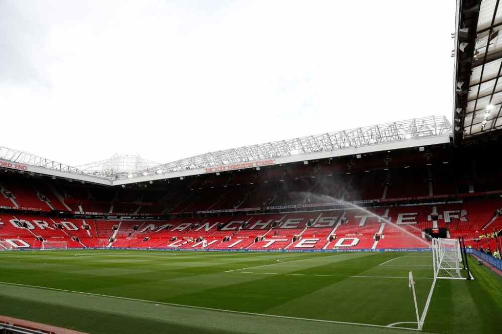 Old Trafford Stadium.