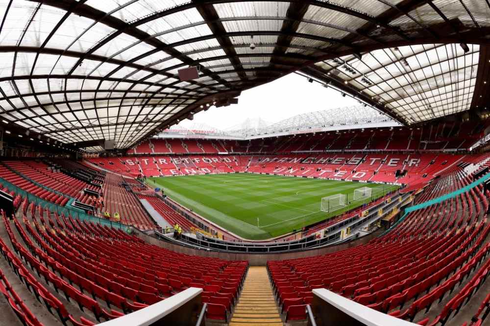 Old Trafford Stadium.