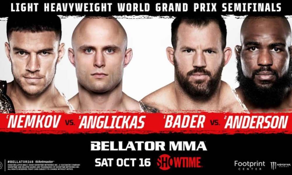 Bellator 268 Nemkov vs Anglickas fight card, PPV price, date, time, TV