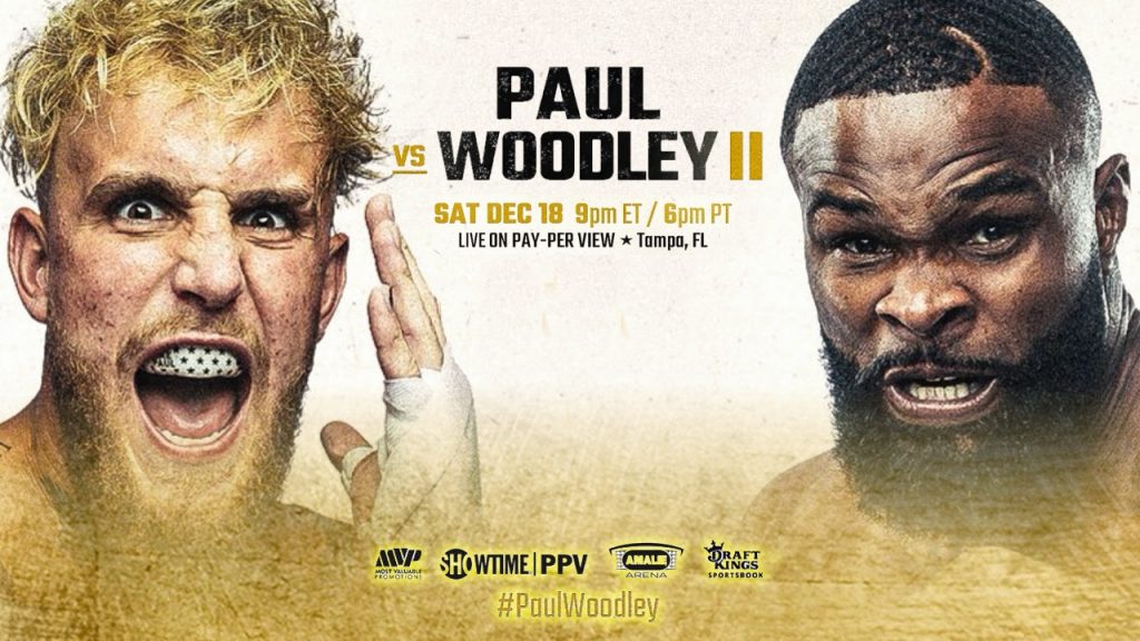 How to Watch Jake Paul vs Tyron Woodley 2 Live Online - Sportszion - Jake Paul Vs Tyron Woodley 2 Online Free