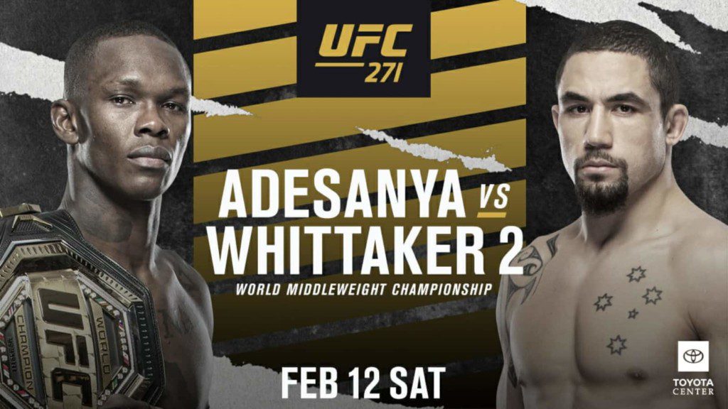 UFC 271 Israel Adesanya vs Robert Whittaker 2 Live Stream