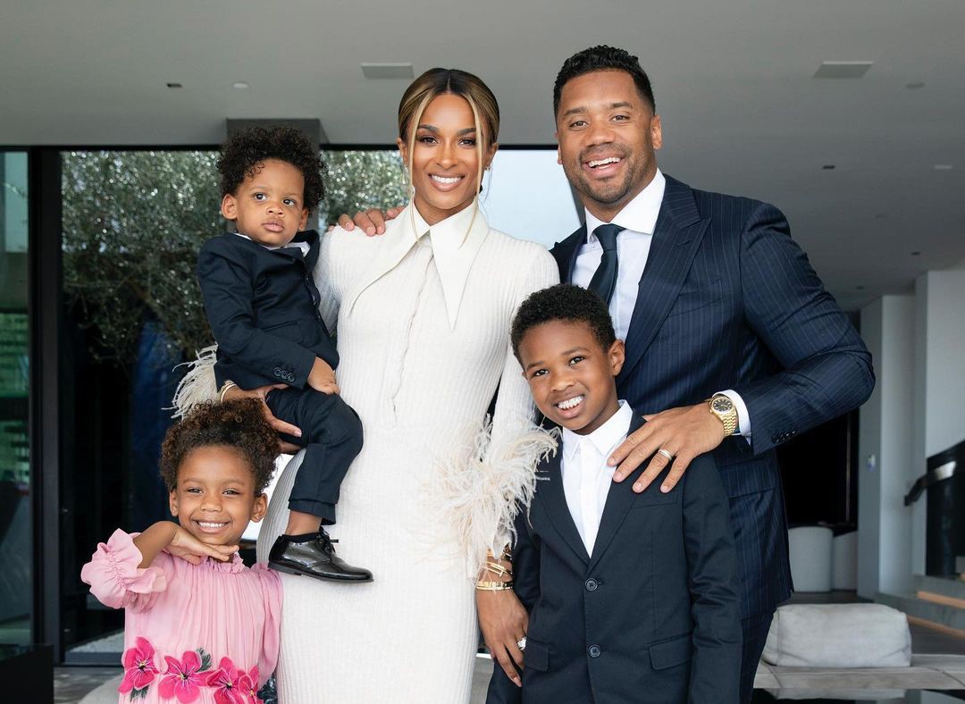 Ciara and Russell Wilson Family