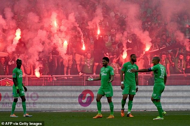 Watch: St. Etienne Fans Get Hostile on Own Players Following Relegation  from Ligue 1