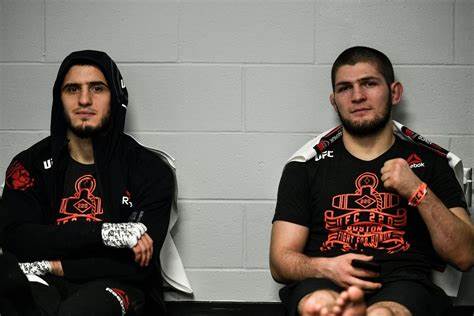 Khabib Nurmagomedov and Islam Makhachev