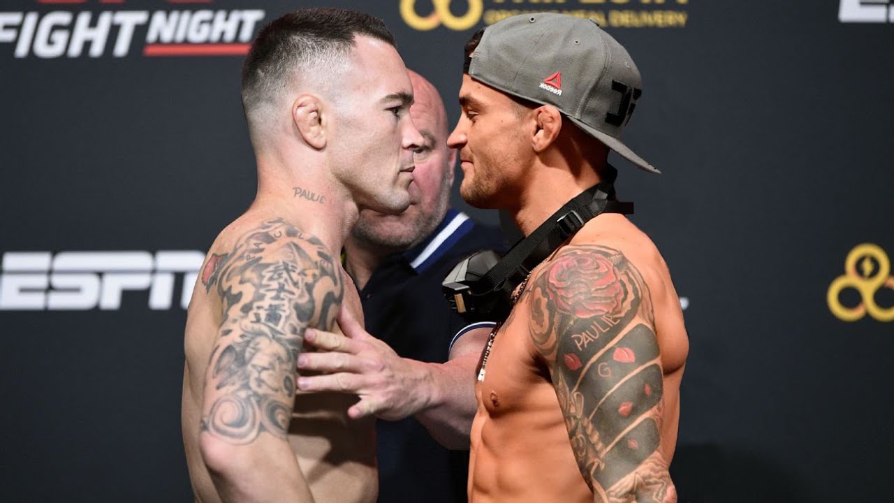 Colby Covington and Dustin Poirier