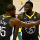 Draymond Green and Kevin Durant