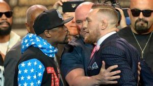 Conor McGregor and Floyd Mayweather