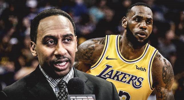 LeBron James and Stephen A Smirh