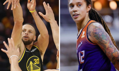 Stephen Curry and Britney Griner