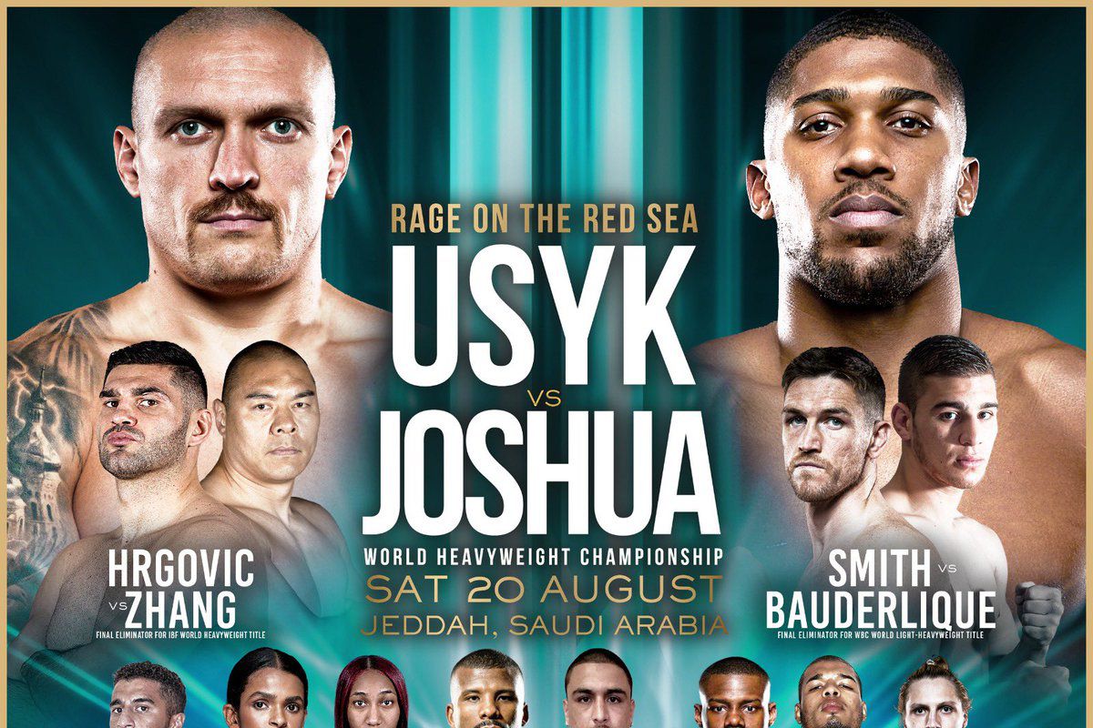 Anthony Joshua vs Oleksandr Usyk 2 undercard