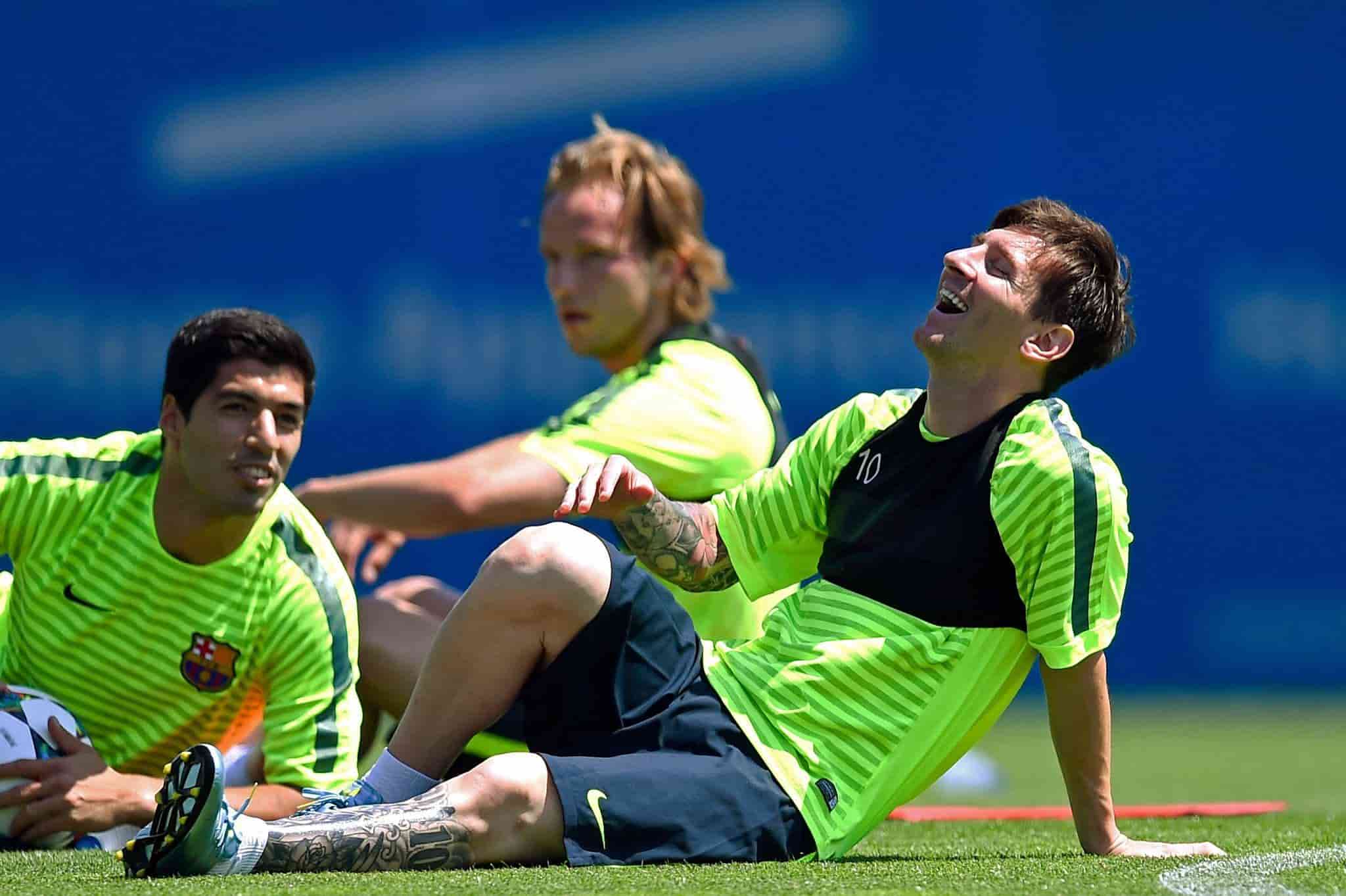 Lionel Messi Luis Suarez Rakitic Barcelona 