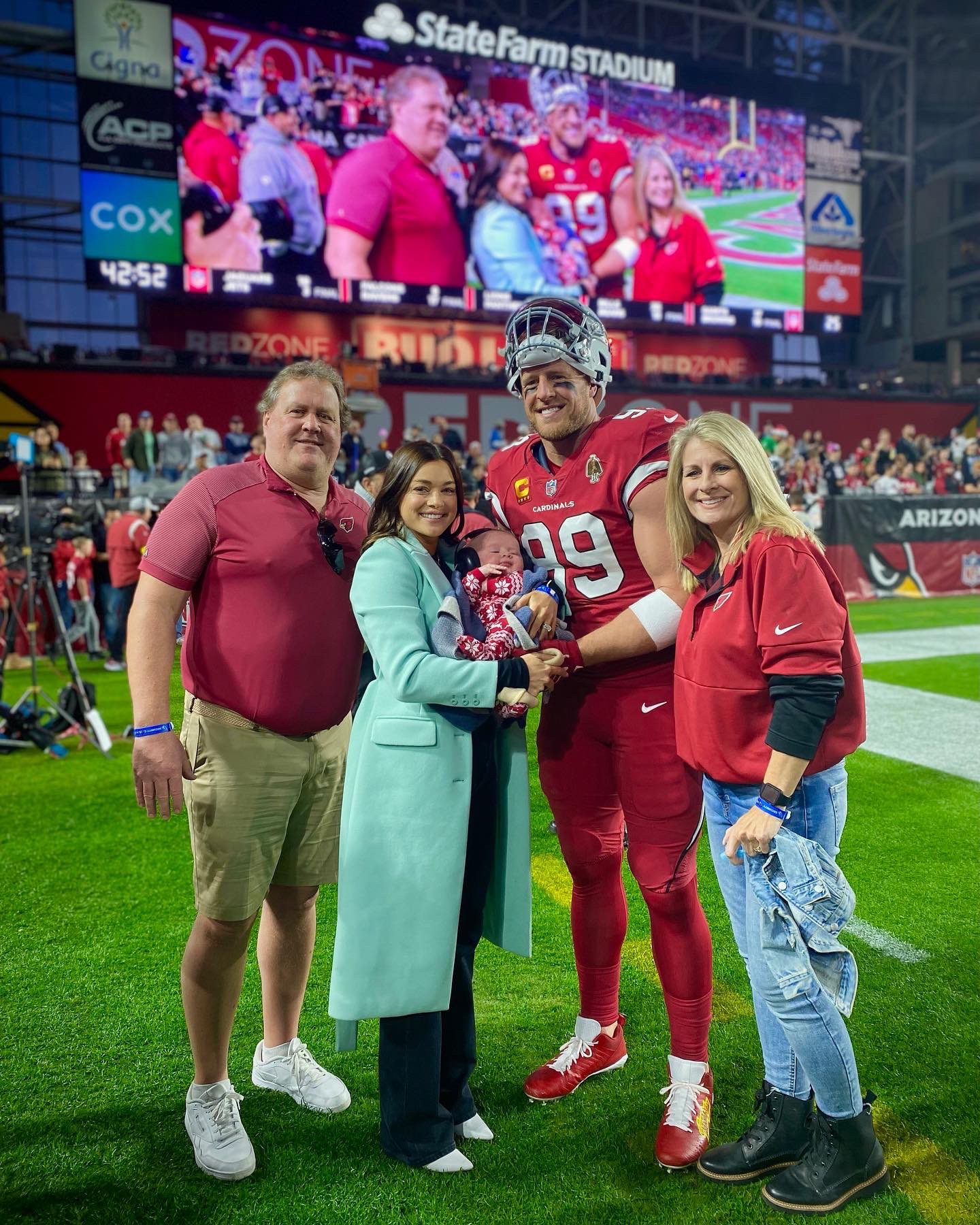 J.J Watt and his family