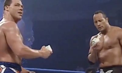 The Rock and Kurt Angle WWE