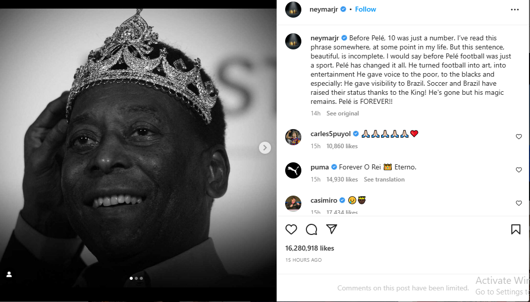 Neymar Pele