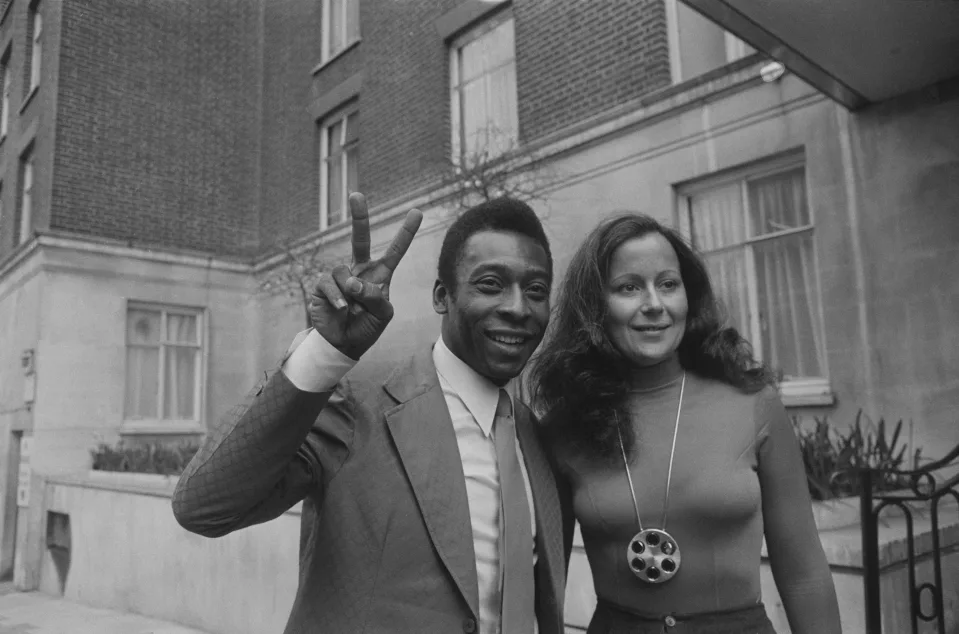 Pele and his first wife